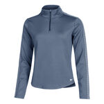 Nike Kleding Nike Therma-FIT One Half-Zip Hardloopshirt Dames-Blauw,Wit