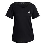 adidas T-shirt adidas Min T-shirt Dames-zwart
