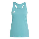 adidas Topje hardlopen adidas Adizero Essential Hardloopshirt Dames-Turkoois