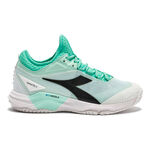 Diadora Allcourt schoen Diadora Speed Blushield Fly 5 Allcourt schoen Dames-turkoois, zwart