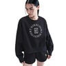 Court Phoenix Over-Oversized Crew Heritage Sweatshirt Dames-Zwart