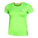 BIDI BADU Kleding BIDI BADU Eve Tech Roundneck T-shirt Dames-Neongroen