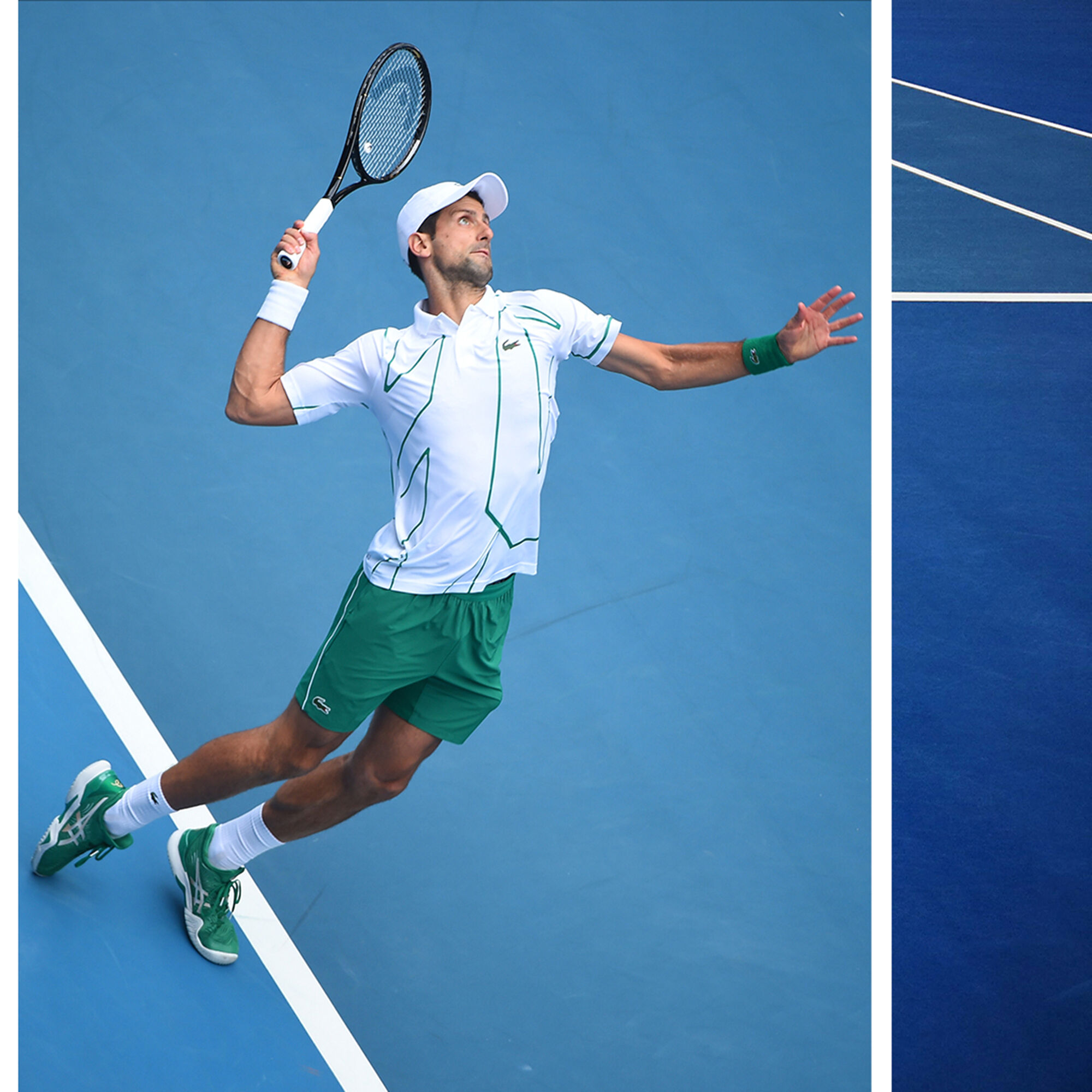 Verwoesting Monteur Oeps Lacoste Novak Djokovic Shorts Heren - Groen, Wit online kopen | Tennis-Point