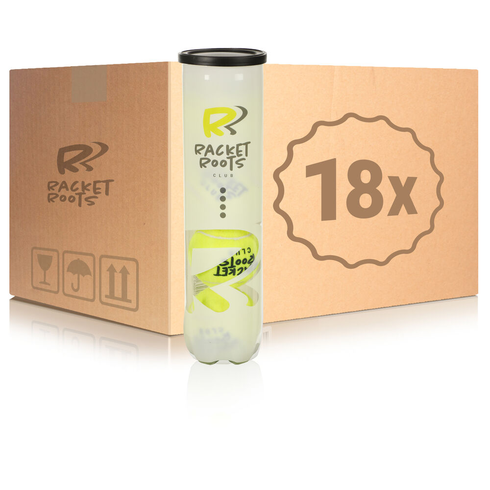 Racket Roots Training Tennisball 18x Verpakking 4 Stuks