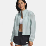 Under Armour Hardloopjas Under Armour Explor Trail Run Wind  Hardloopjas Dames-blauw, lichtgroen