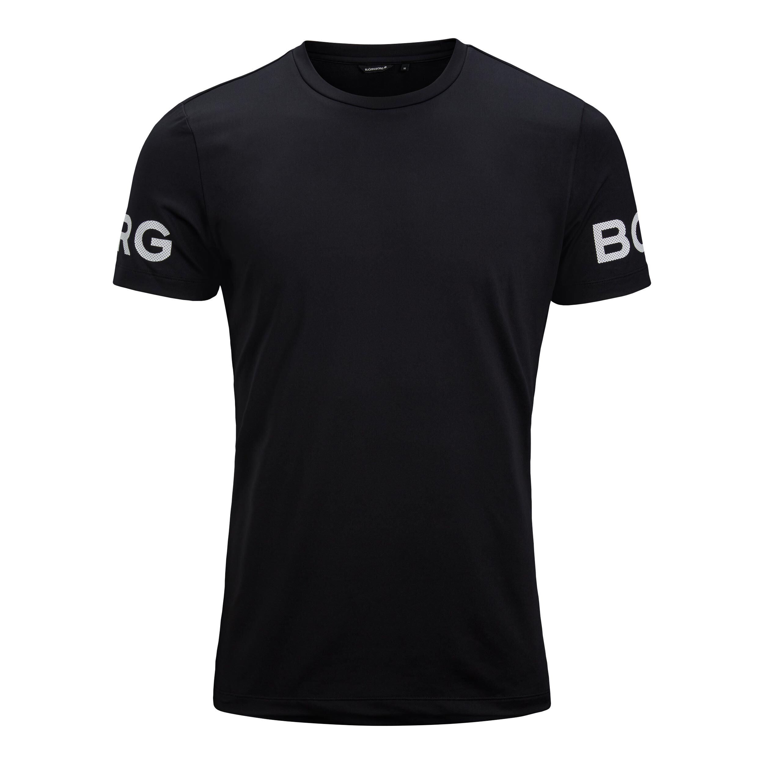 Buy Bjorn Borg Borg T shirt Heren Zwart Wit online Tennis Point BE