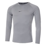 Nike Kleding Nike Pro Longsleeve Heren-Lichtgrijs
