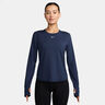 One Classic Dri-FIT Longsleeve Dames - donkerblauw, wit
