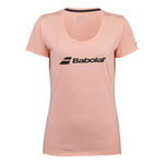 Babolat Kleding Babolat Exercise T-shirt Dames-Abrikoos
