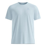 Odlo Kleding Odlo Zeroweight Chill-Tec Hardloopshirt Heren-lichtblauw