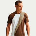 Nike T-shirt Nike Court Dri-Fit Advantage Slam T-shirt Heren-cr&egrave;me, grijs