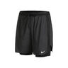 Dri-Fit Stride Hybrid 5in 2in1 Hardloopshorts Heren-Zwart,Grijs