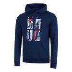 BIDI BADU Kleding BIDI BADU New York 2024 Logo Chill Sweater Met Capuchon Heren-Donkerblauw,Veelkleurig
