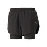 Run Favorite Woven 2in1 3in Hardloopshorts Dames-Zwart