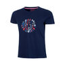 New York 2024 Chill T-shirt Meisjes - donkerblauw, rood