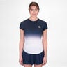 Crew Gradiant T-shirt Dames-Donkerblauw,Wit