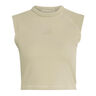 All SZN Rib Tank-Top Tanktop Dames - beige