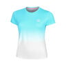 Crew Gradiant T-shirt Meisjes-Turkoois,Wit