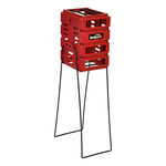 Tourna Trainingsbenodigdheden Tourna Mini Ballport 36 Ballenmand-Rood