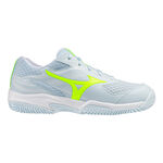 Mizuno Tennisschoenen Mizuno Break Shot 5 Allcourt schoen Dames-wit, neongeel