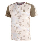 BIDI BADU Kleding BIDI BADU Paris 2025 V-Neck T-shirt Heren-Beige,Bruin