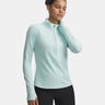 Launch Pro Half Zip  Hardloopshirt Dames-mint, zilver
