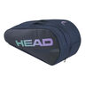 Tour Racquet Bag L Rackettas 9 stuks - blauw