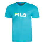 Fila Kleding Fila Logo T-shirt Heren - turkoois, 