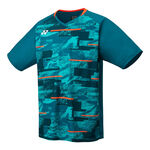 Yonex Kleding Yonex Crew Neck T-shirt Heren-Petrolblauw