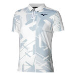 Mizuno Kleding Mizuno Daybreakers Shadow Polo Heren-Wit,Grijs