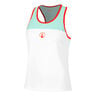 Wild Racerback Tanktop Dames-Wit,Turkoois