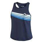 Tennis-Point Kleding Tennis-Point Cotton Mix Tanktop Special Edition Dames-Donkerblauw,Veelkleurig