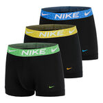 Nike Kleding Nike Dri-Fit Essential Micro Trunk Boxershort - Verpakking 3 stuks Heren-zwart, groen