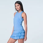 Lucky in Love Kleding Lucky in Love High Neck Action Tanktop Dames-Lichtblauw