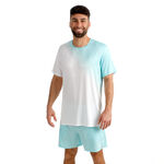 BIDI BADU Tenniskleding BIDI BADU Crew 2.0 T-shirt Heren-turkoois, wit