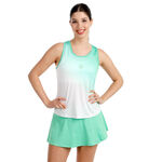 BIDI BADU Tenniskleding BIDI BADU Crew Racerback Tanktop Dames-groen, wit