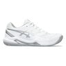Gel-Dedicate 8 CLY Gravelschoen Dames-Wit,Zilver