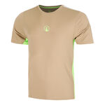 Quiet Please Kleding Quiet Please Wild Receiver Verti T-shirt Heren-Beige,Veelkleurig