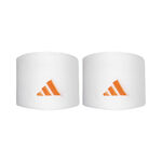 adidas Kleding adidas Zweetband Unisex-wit, oranje