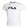 Logo T-shirt Heren-Wit,Donkerblauw