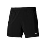 Mizuno Kleding Mizuno Core 5.5 Short Hardloopshorts Heren-Zwart
