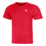 Nike Tenniskleding Nike Court Dri-Fit Advantage T-shirt Heren-Rood,Wit