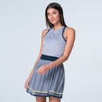 Lucky in Love Kleding Lucky in Love Kinetic Energy Jurk Dames-Mauve,Donkerblauw