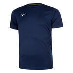 Mizuno Kleding Mizuno Training T-shirt Heren - donkerblauw, 