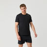 Athletic T-shirt Heren-Zwart