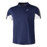 Club 22 Tech Polo Heren-Donkerblauw,Wit