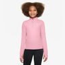 Dri-Fit Half-Zip Longsleeve Meisjes-Roze
