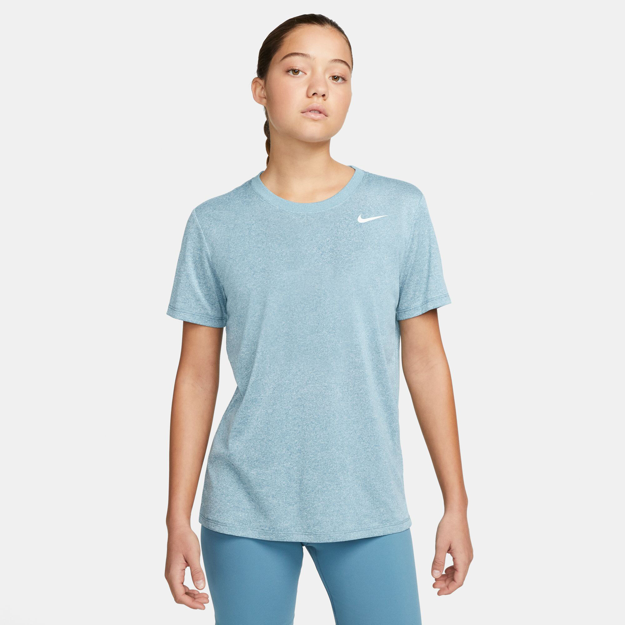 Buy Nike Dri Fit Regular T shirt Dames Lichtblauw online Tennis Point BE