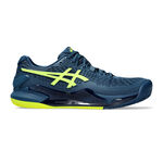 ASICS Tennisschoenen ASICS Gel-Resolution 9 Gravelschoen Heren - blauw, geel