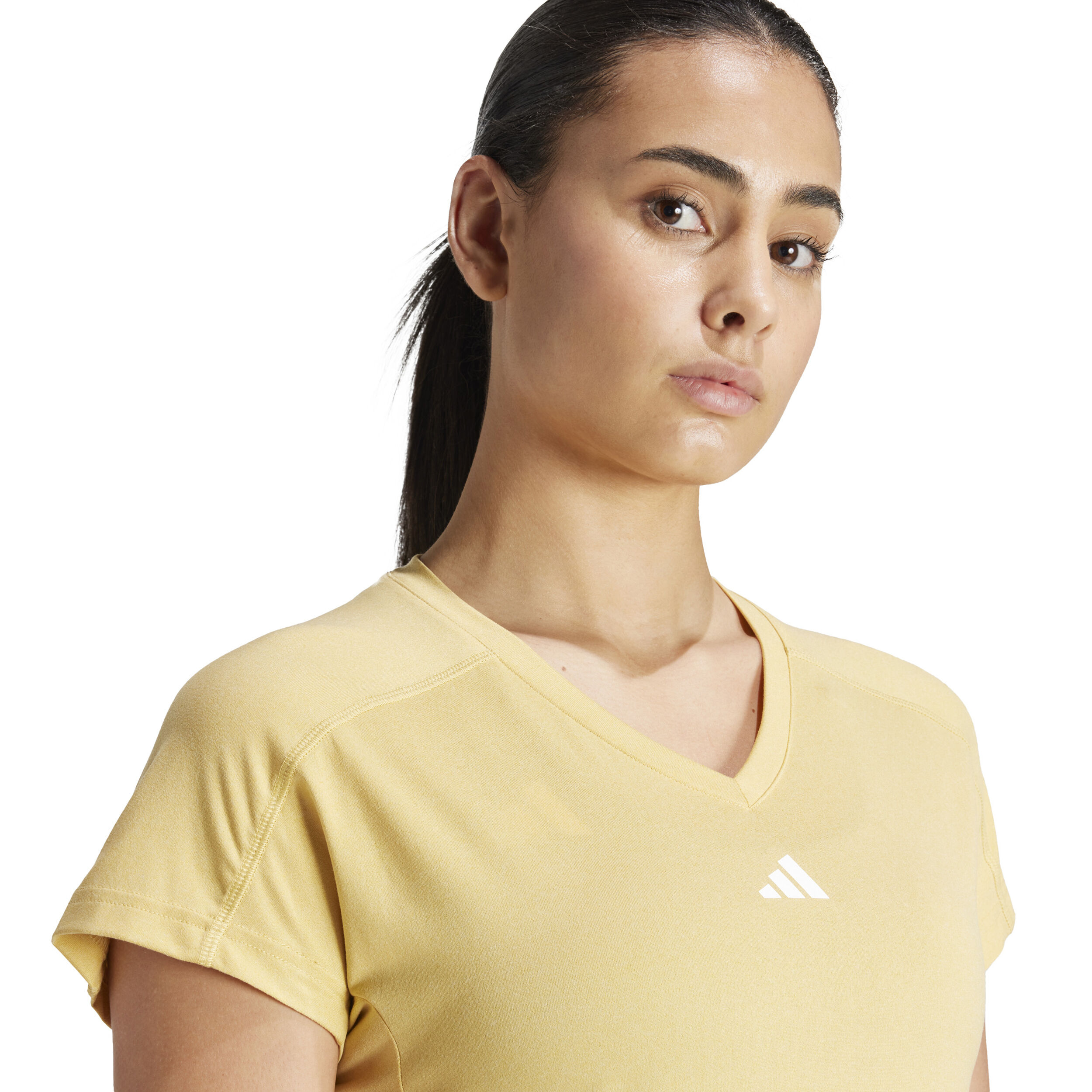 Buy adidas Training Essential MIN T shirt Dames Geel online Tennis Point BE